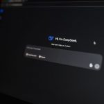Close-up of an AI-driven chat interface on a computer screen, showcasing modern AI technology.